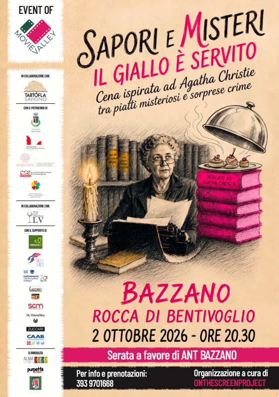BAZZANO: “Sapori e misteri, il giallo è servito”
