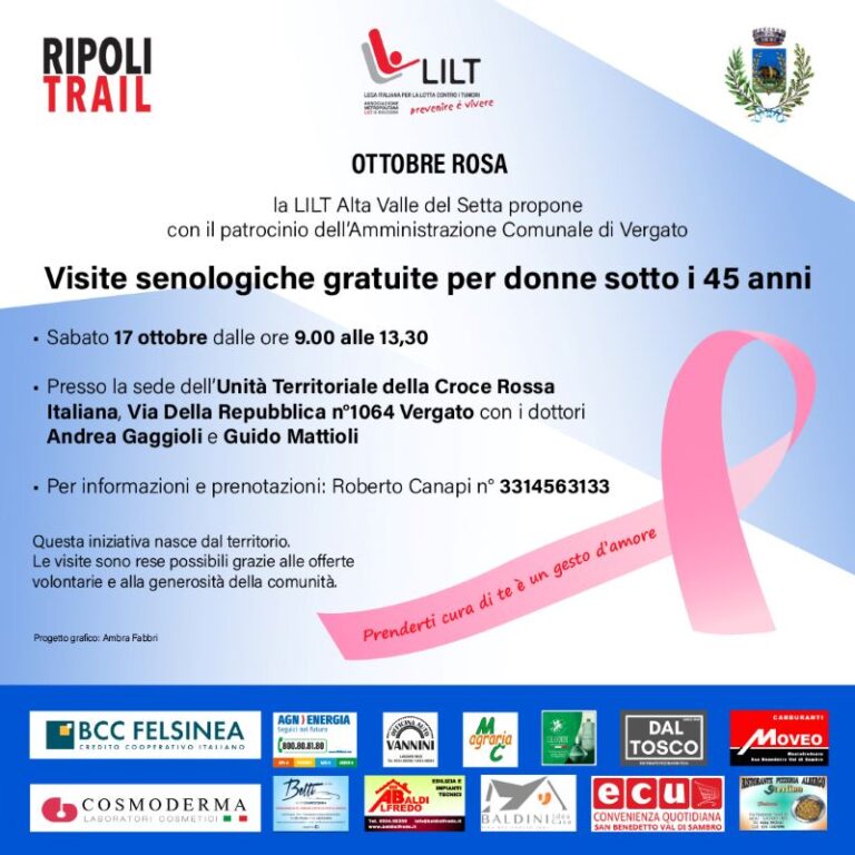 VERATO (BO): Visite senologiche gratuite